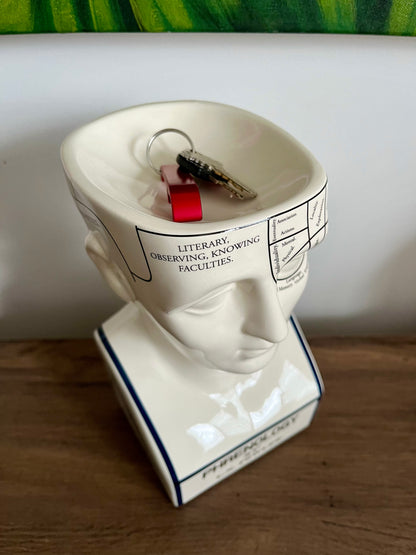 DOIY Phrenology Porcelain Mind Keeper Storage Bowl