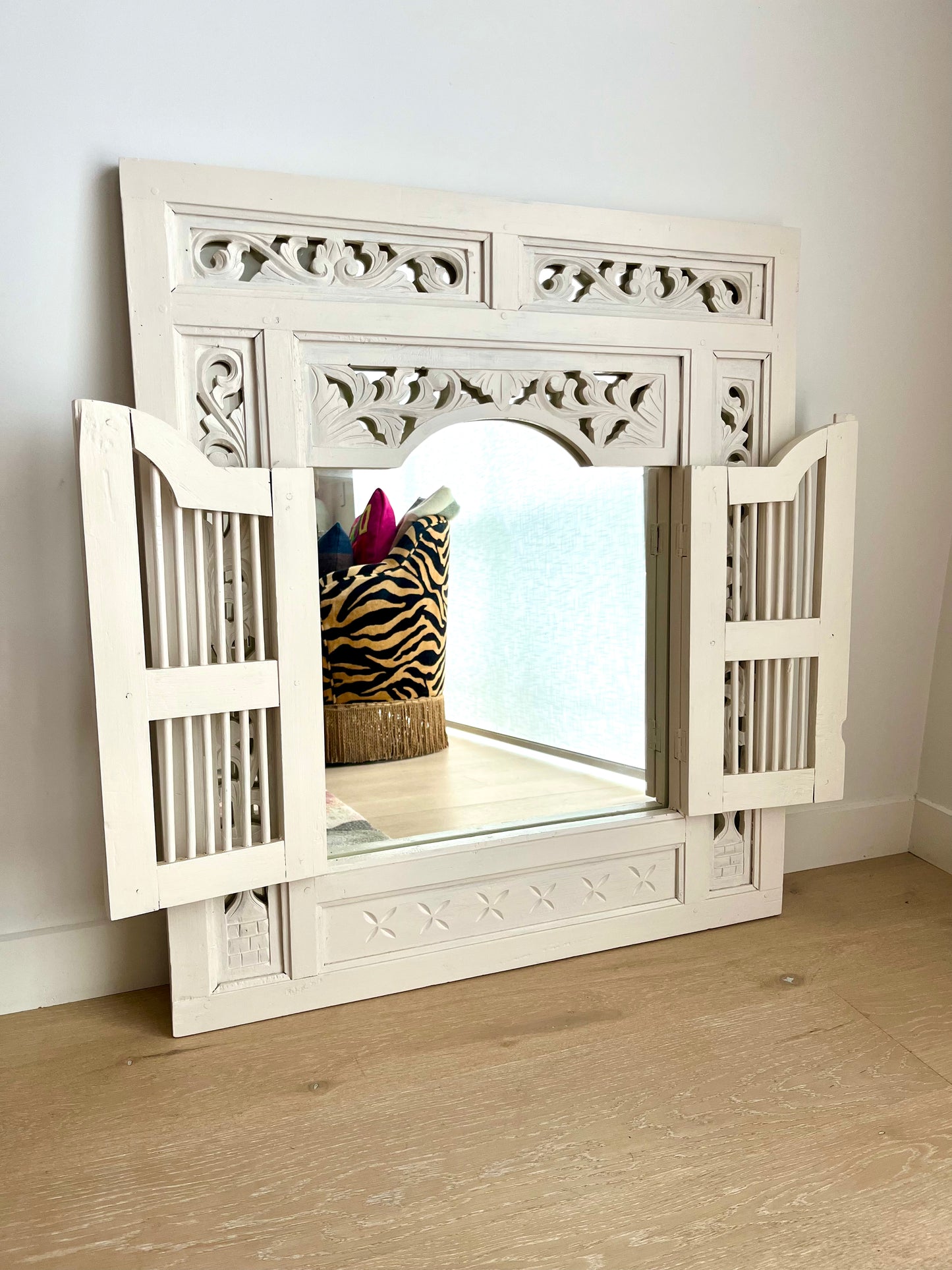 Gorgeous Balinese Window Mirror