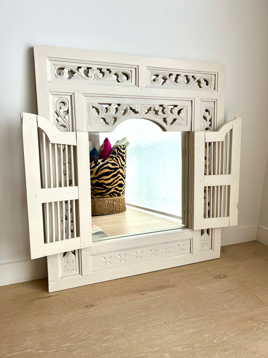 Gorgeous Balinese Window Mirror