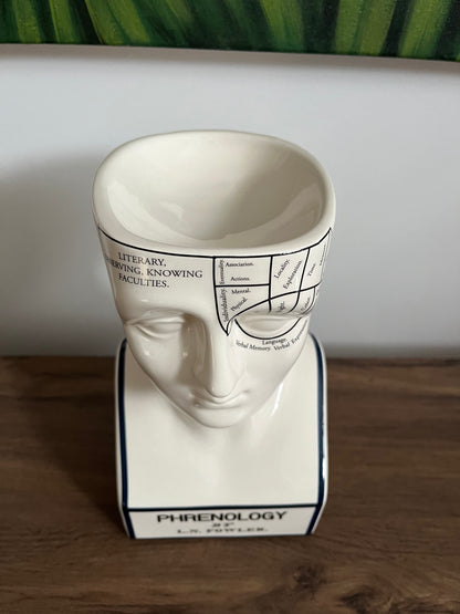 DOIY Phrenology Porcelain Mind Keeper Storage Bowl