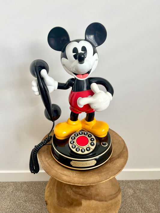 Vintage Mickey Mouse Phone Decor