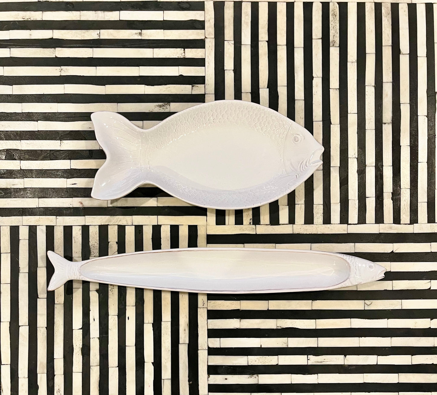 Duo of Fish Platters from French Country Collections