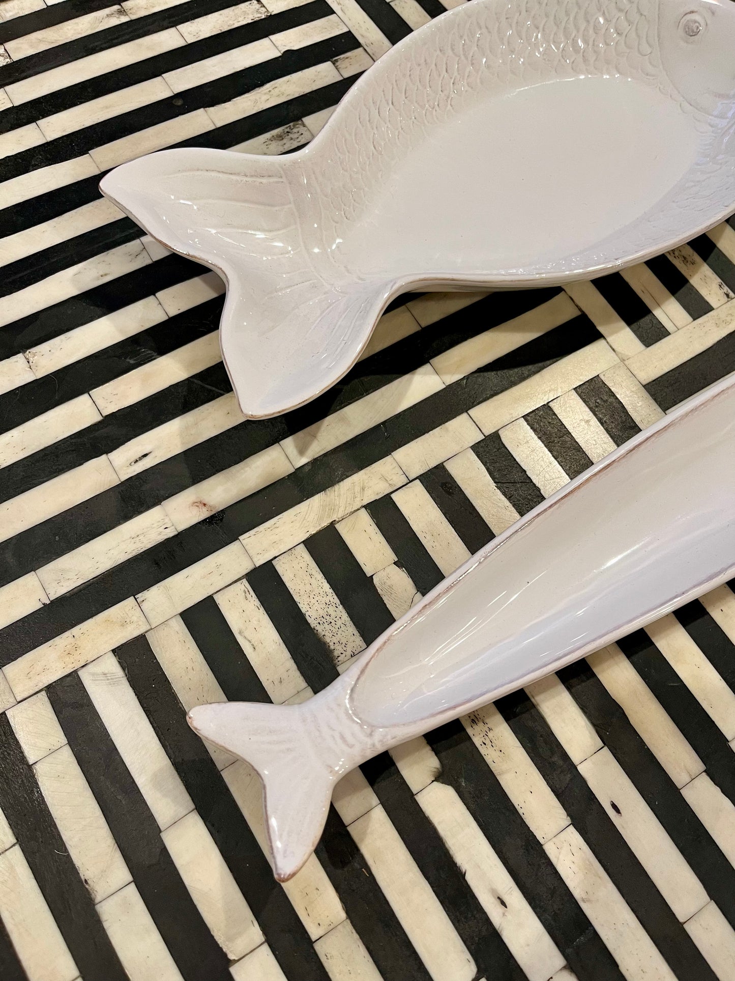 Duo of Fish Platters from French Country Collections