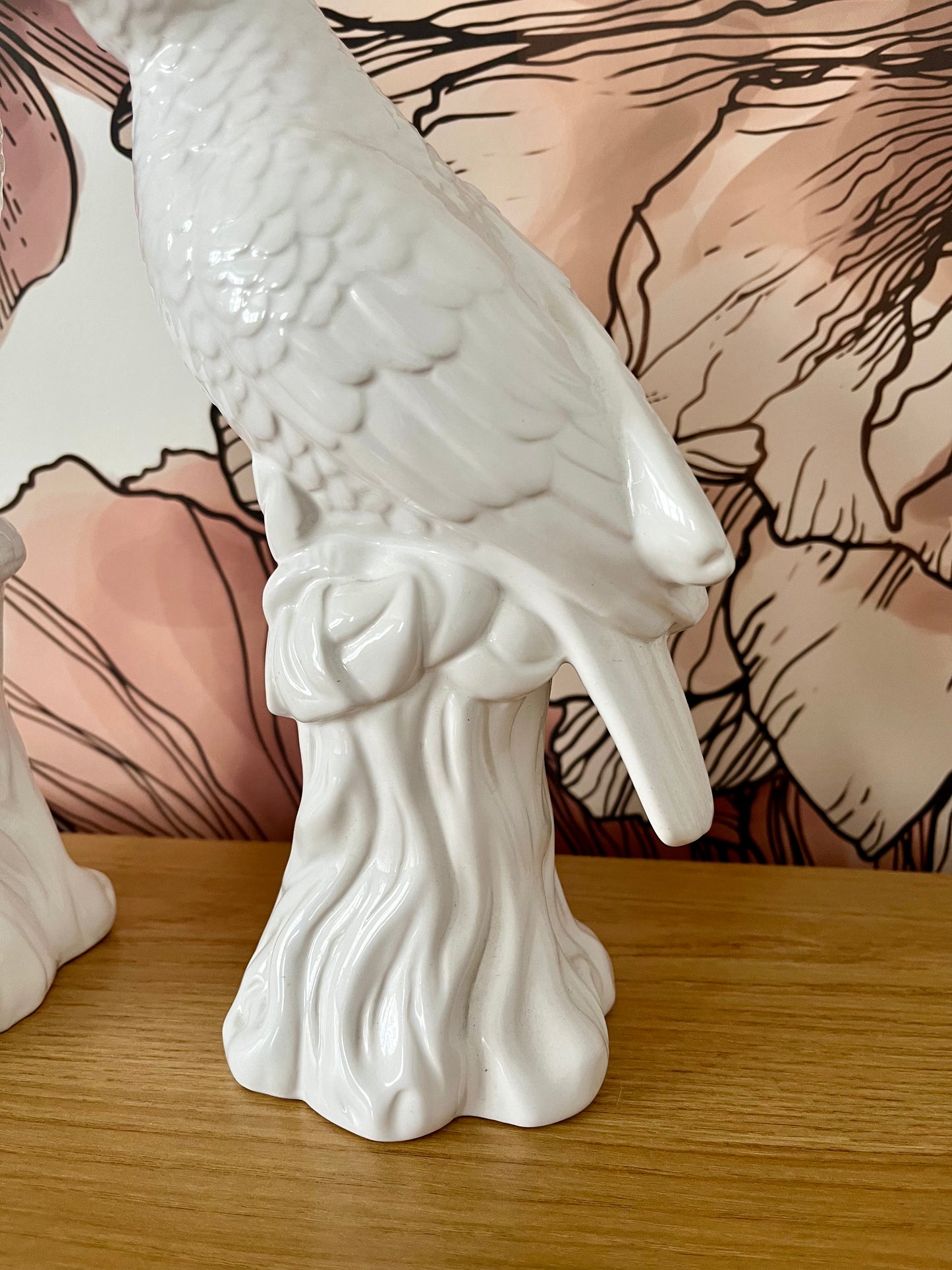 Pretty Pair of French Country Collections Parrots