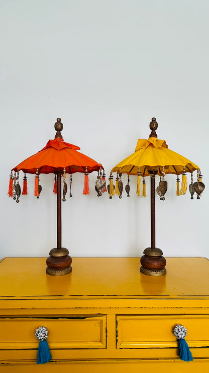 Pair of Balinese Umbrellas