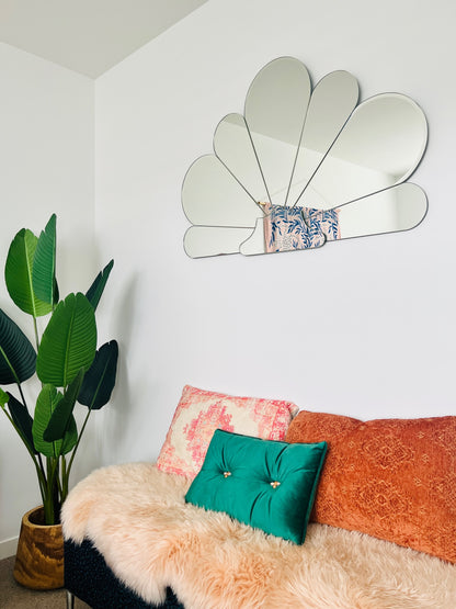 Beautiful Scalloped Art Deco Mirror
