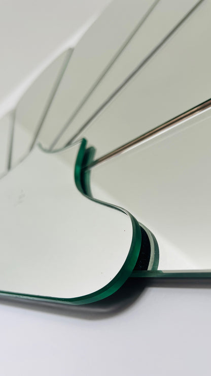 Beautiful Scalloped Art Deco Mirror