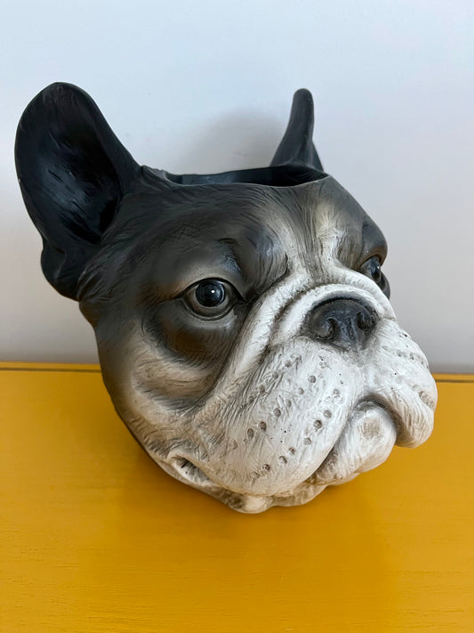 French Bulldog Planter/ Vase