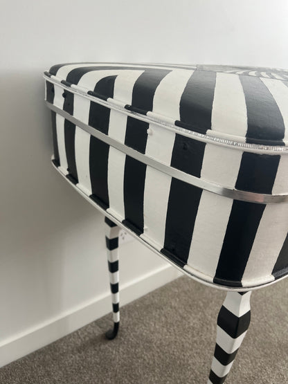 Retro Hand Painted Suitcase Table