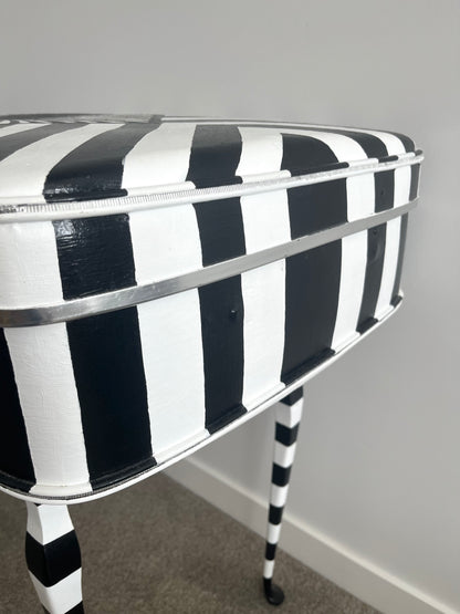 Retro Hand Painted Suitcase Table