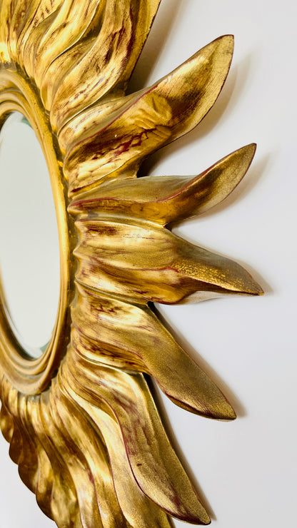 Gorgeous Gold Sun Mirror