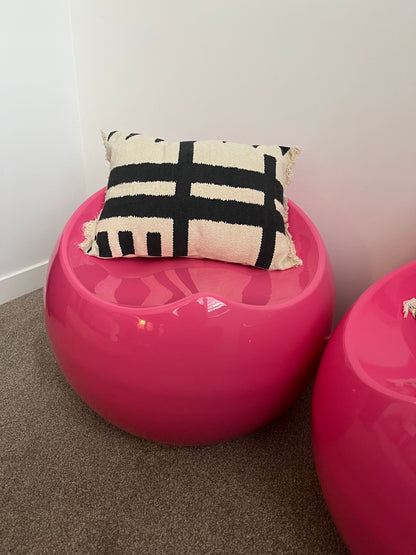 Cute Pair of Pink Ball Chairs