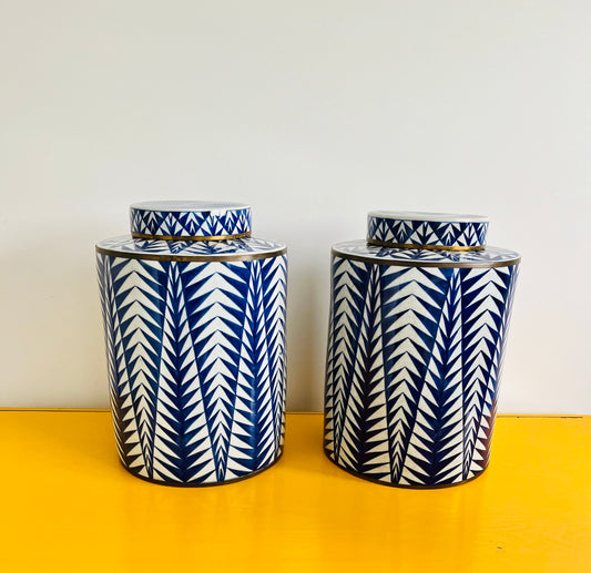 Beautiful pair of Ginger Jars