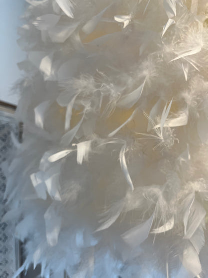 Elegant Feather Floor Lamp