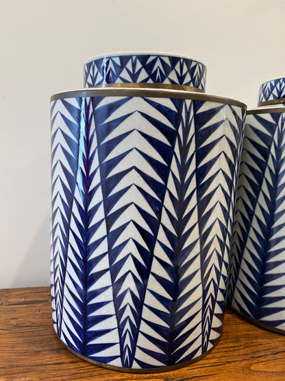 Beautiful pair of Ginger Jars