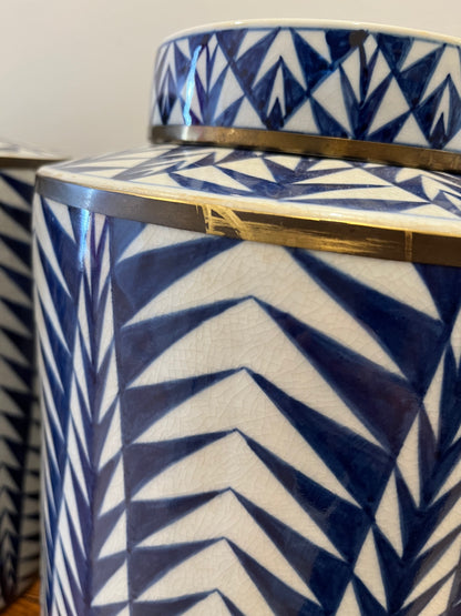 Beautiful pair of Ginger Jars