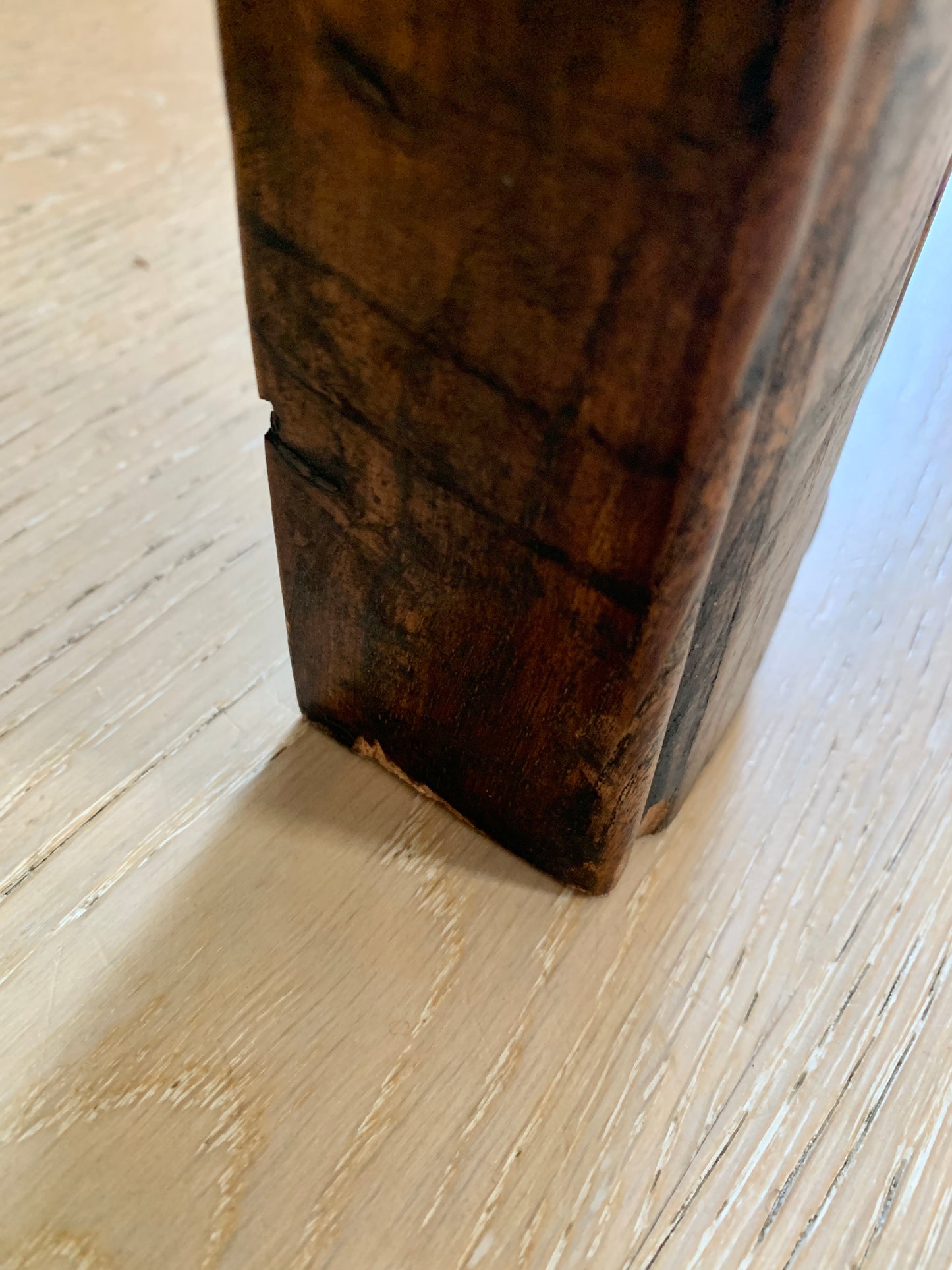 Carved Wooden Bench Seat
