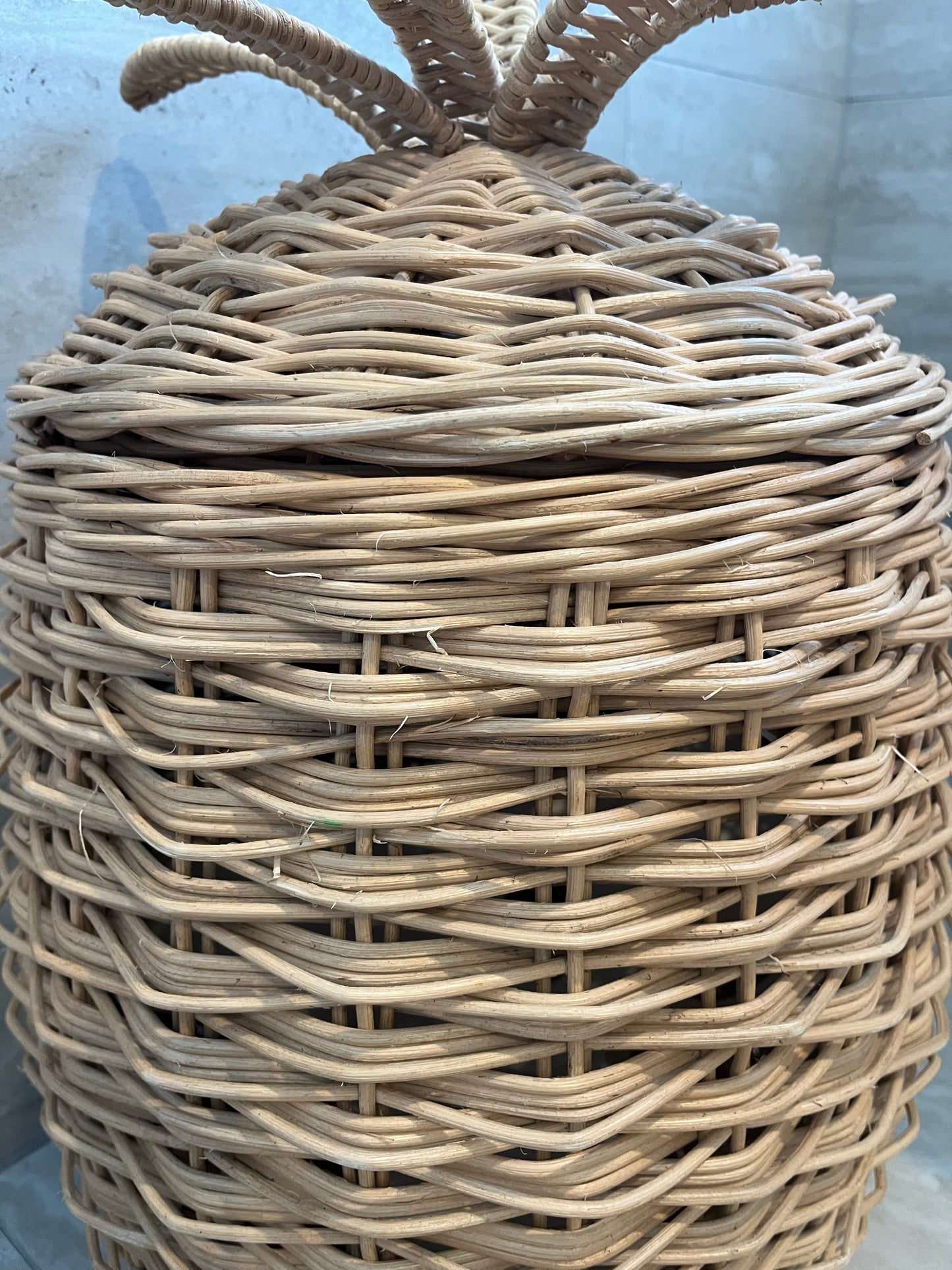 Pineapple Storage Basket with Lid