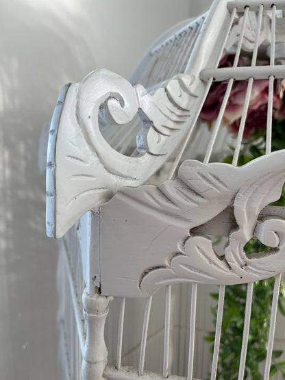 Lovely White Decorative Birdcage