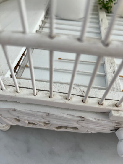 Lovely White Decorative Birdcage