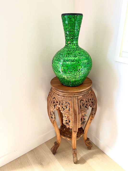 Gorgeous Green Mosaic Vase