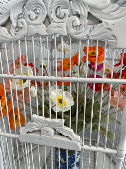 Lovely White Decorative Birdcage