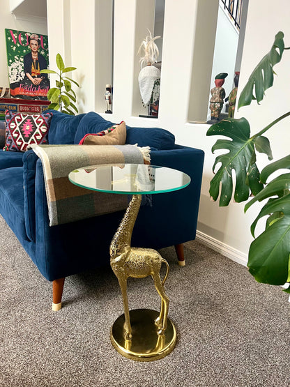 Pols Potten Gold Giraffe Side Table