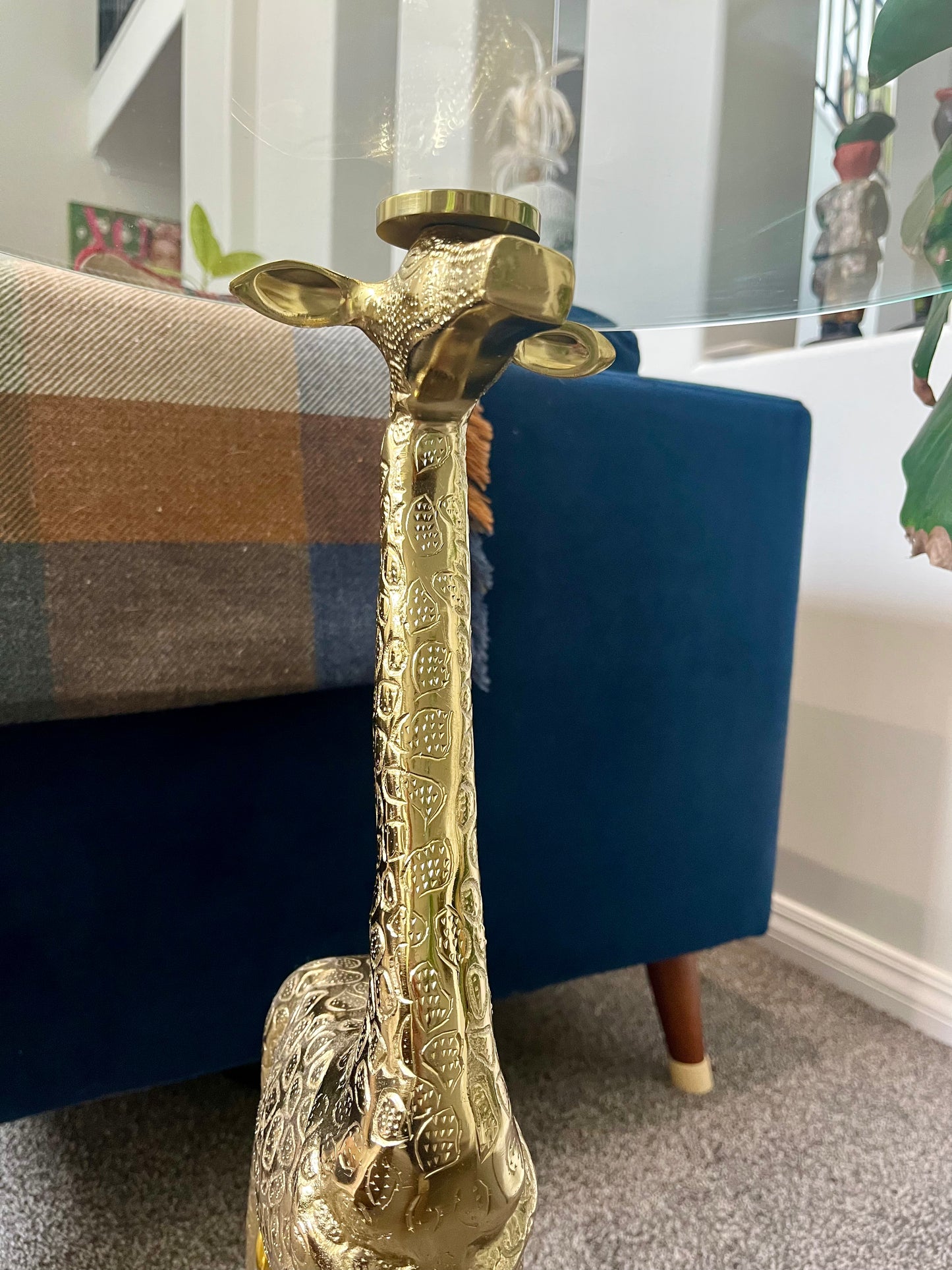 Pols Potten Gold Giraffe Side Table