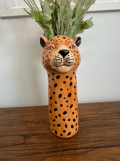 Funky Cheetah Vase