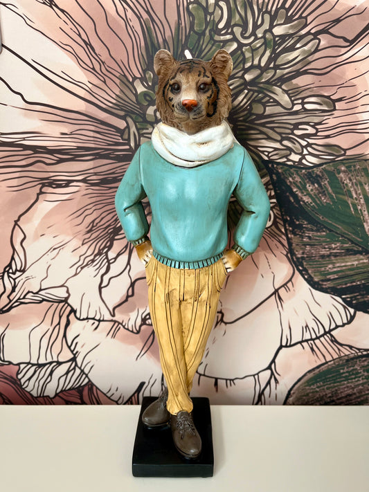 Funky Tiger Figurine