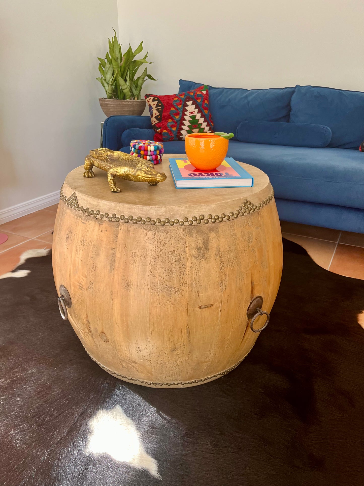 Stunning Drum Style Table
