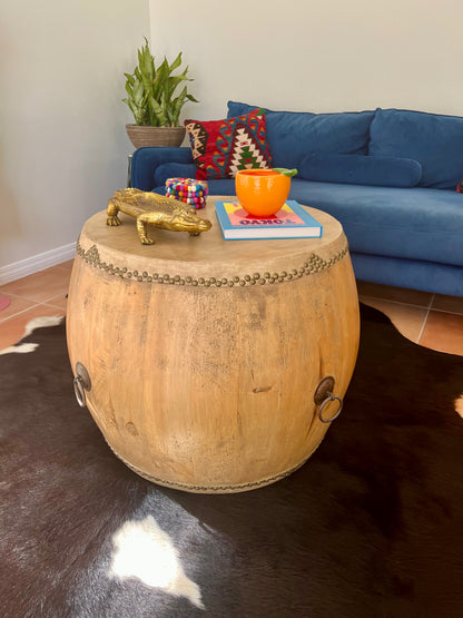 Stunning Drum Style Table
