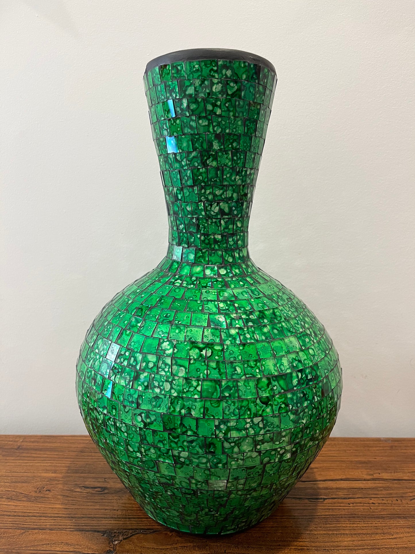 Gorgeous Green Mosaic Vase