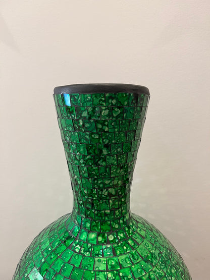 Gorgeous Green Mosaic Vase