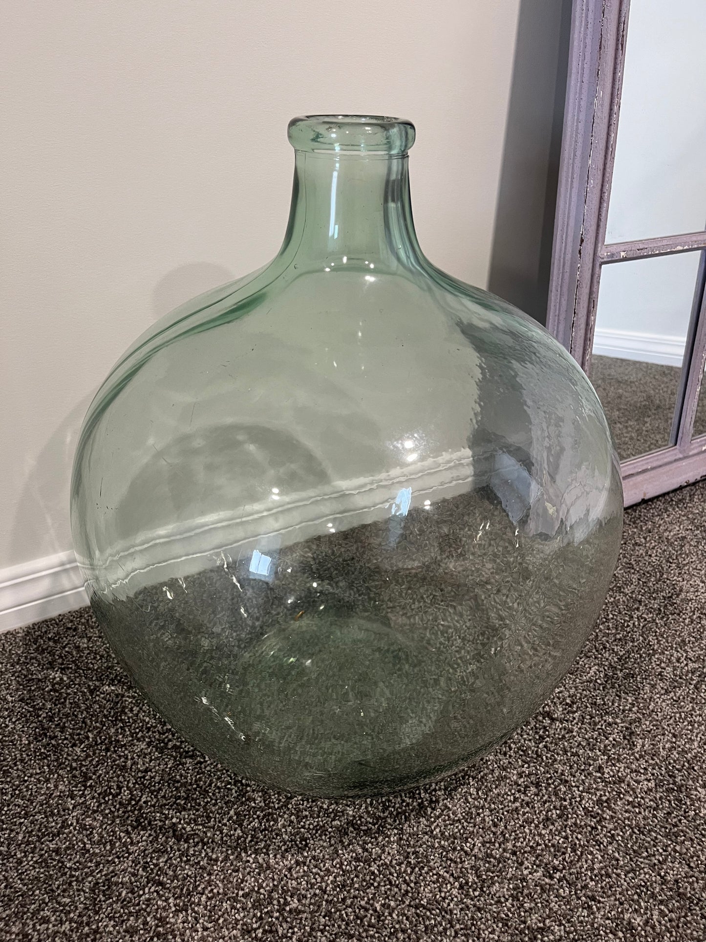Large Antique French Demijohn