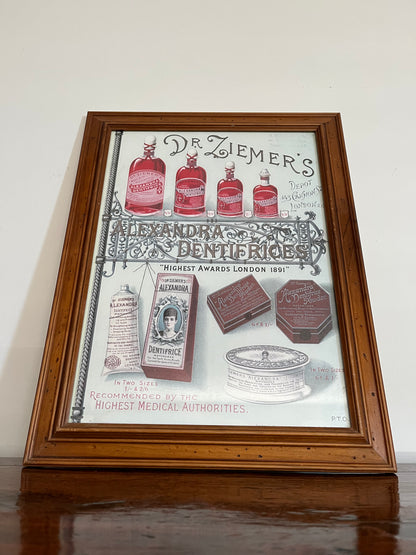Framed Vintage Print