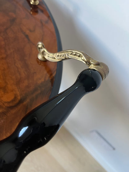 Beautiful Fully Curated Inlaid Wood Drinks Trolley