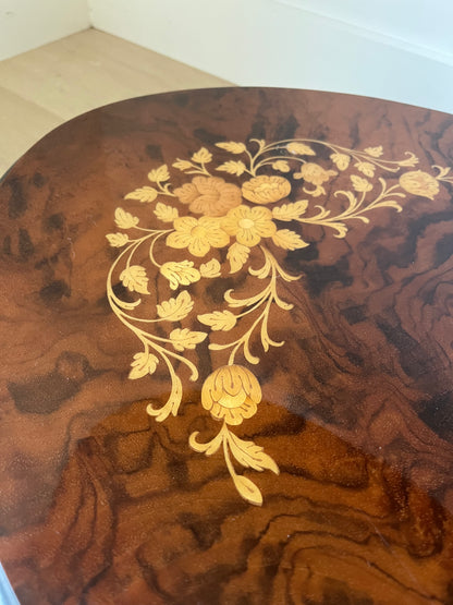 Beautiful Fully Curated Inlaid Wood Drinks Trolley