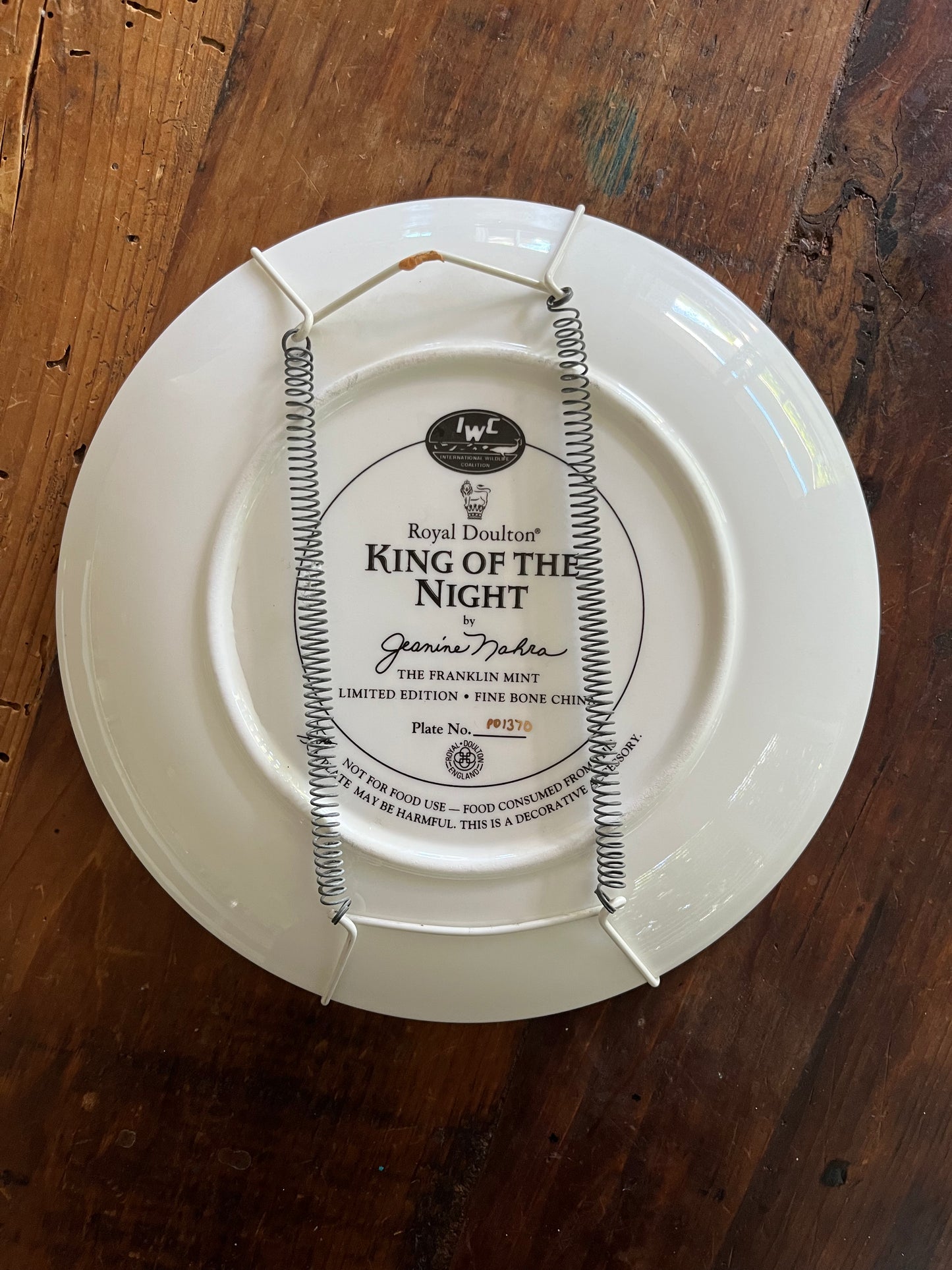 Limited Edition Royal Doulton Big Cat Plates x 5