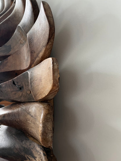 Striking Sculptural Wall Mirror