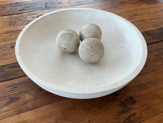 Large Terrazo Bowl with Spheres
