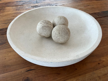 Large Terrazo Bowl with Spheres