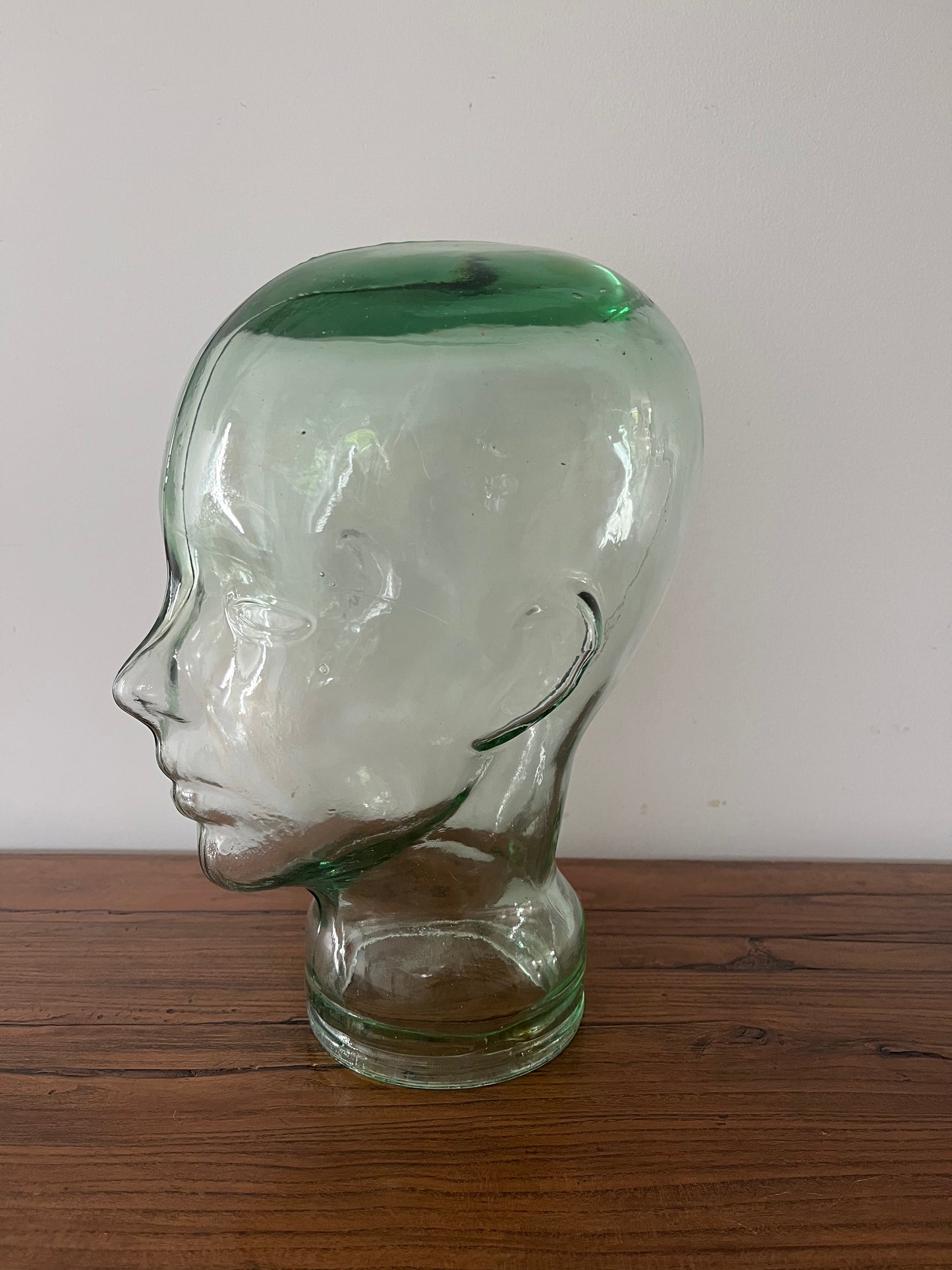 Retro Glass Mannequin Head