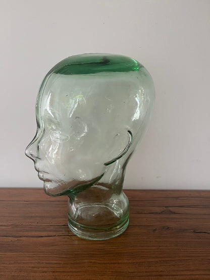 Retro Glass Mannequin Head