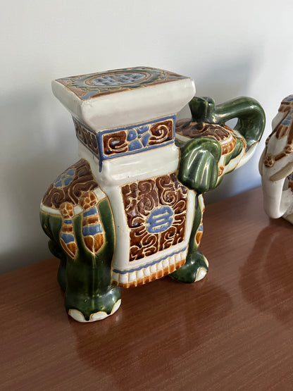 Cute Ceramic Elephant Pair