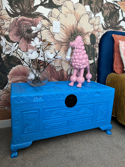 Beautiful Blue Camphor Chest