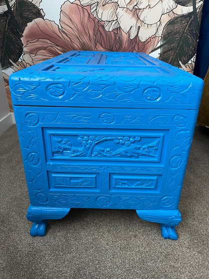 Beautiful Blue Camphor Chest