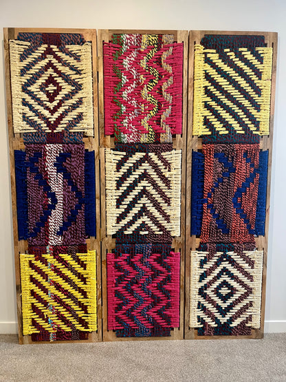 Beautiful Woven Room  Divider/ Decorative Screen