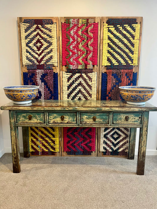 Beautiful Woven Room  Divider/ Decorative Screen