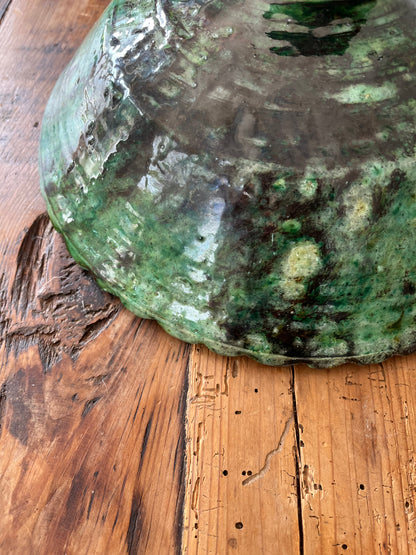 Moroccan Pedestal Zigzag Bowl